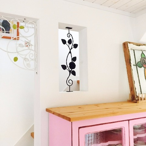 国産☆アイアン薔薇の装飾パネル 110cm鉄製バラスリットアンティーク調 面格子 国産☆アイアン 薔薇の装飾パネル W150cm 鉄製 バラ スリット 面格子