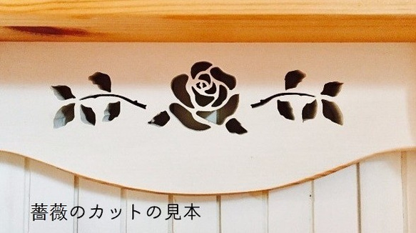 【訂單生產】木製玫瑰花架L國產油畫×模具玫瑰裝飾架 第5張的照片