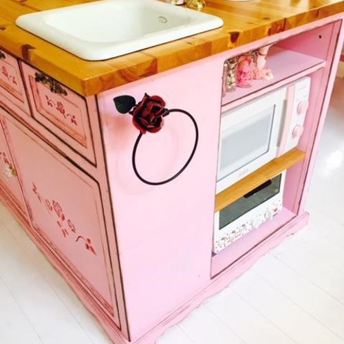 アイアン 薔薇のタオルリングB バラモチーフフックキッチンタオル掛けふきん 薔薇のタオルリングB アイアン バラモチーフ フック キッチン