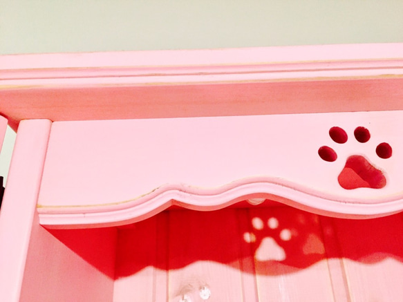 國產☆豪華寵物祭壇M號特製仿古粉色寵物祭壇配件紀念盒粉色家具 第5張的照片