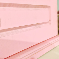 豪華寵物佛壇 L 號定制仿古粉色家用寵物佛壇粉色家具紀念盒 第6張的照片