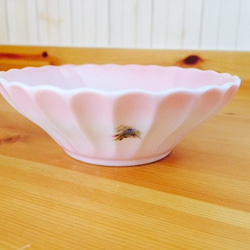 陶器 薔薇のボウル 小鉢 ローズピンク 雑貨 和食器 洋食器 2枚目の画像