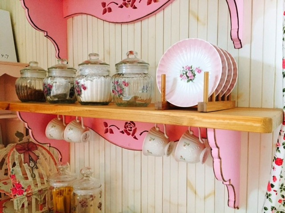 陶器 薔薇のプレート 小皿 ピンクローズ 薔薇柄 和食器 洋食器 3枚目の画像