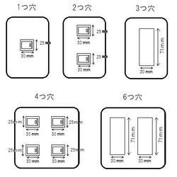 陶器 薔薇のスイッチカバー 2つ穴 ローズ柄 コンセントカバー アンティーク調 バラ 5枚目の画像