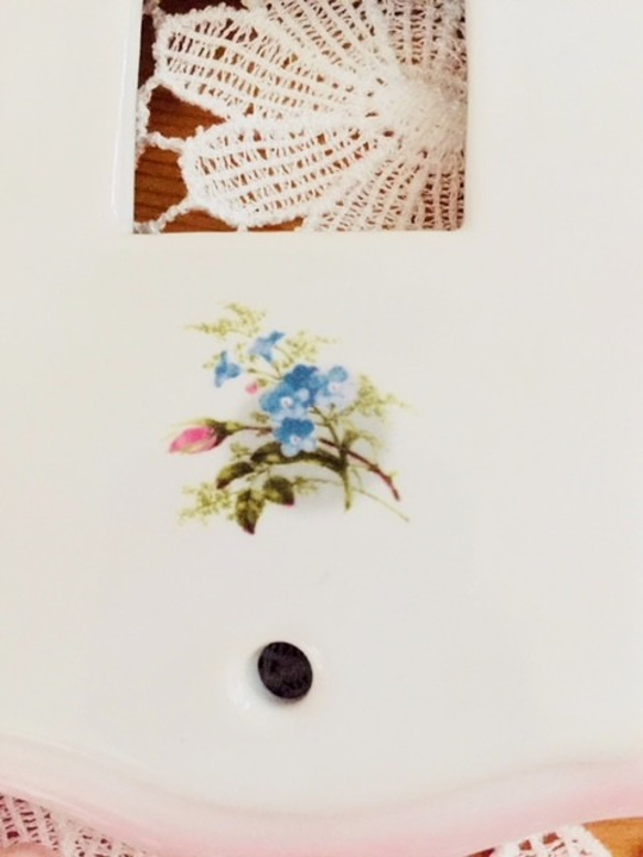 瑪瑙開關蓋陶瓷單孔插座開關蓋玫瑰圖案古董色調玫瑰 第7張的照片
