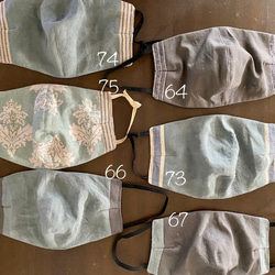 マスク　布マスク　ハンドメイドマスク　インナーマスク　1(700円) 10inabed  teninabed 1枚目の画像