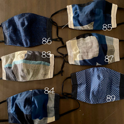 マスク　布マスク　ハンドメイドマスク　インナーマスク　1(700円) 10inabed  teninabed 3枚目の画像