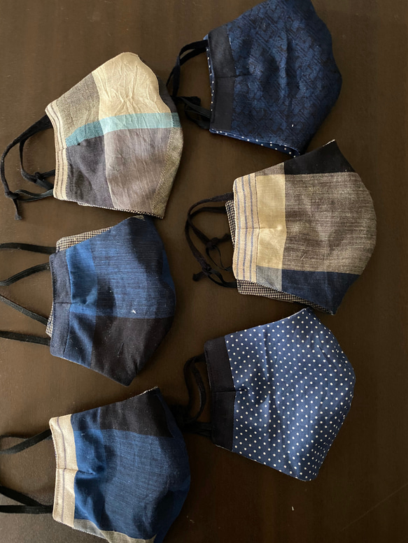 マスク　布マスク　ハンドメイドマスク　インナーマスク　1(700円) 10inabed  teninabed 7枚目の画像