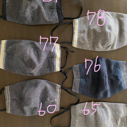 新作　マスク　布マスク　ハンドメイドマスク　2 (700円)  10inabed  teninabed 2枚目の画像