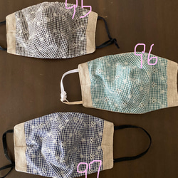 新作　マスク　布マスク　ハンドメイドマスク　3  (700円) マスク　teninabed  10inabed 2枚目の画像