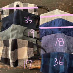 マスク　布マスク　ハンドメイド マスク　4(650円)  teninabed  10inabed 2枚目の画像