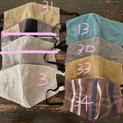 マスク　布マスク　ハンドメイド マスク　4(650円)  teninabed  10inabed 3枚目の画像