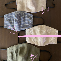 マスク　布マスク　ハンドメイド マスク　4(650円)  teninabed  10inabed 6枚目の画像