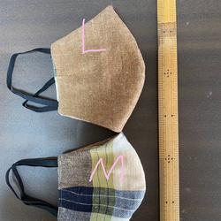 マスク　布マスク　ハンドメイド マスク　4(650円)  teninabed  10inabed 9枚目の画像