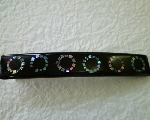 螺鈿　バレッタ raden_barrette_dragonfly-