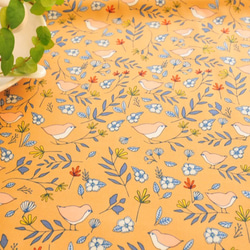 生地 Lovebirds Amber  -ART GALLERY FABRICS -LVS 2枚目の画像