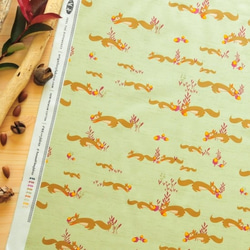 生地 Squirrels At Play -Autumn Vibes -ART GALLERY FABRICS 4枚目の画像