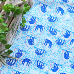 生地 Swaying Sloths Sky  -SLV-14517  -ART GALLERY FABRICS 1枚目の画像