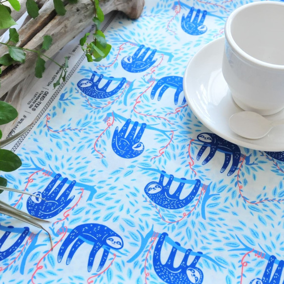 生地 Swaying Sloths Sky  -SLV-14517  -ART GALLERY FABRICS 2枚目の画像