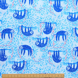 生地 Swaying Sloths Sky  -SLV-14517  -ART GALLERY FABRICS 3枚目の画像