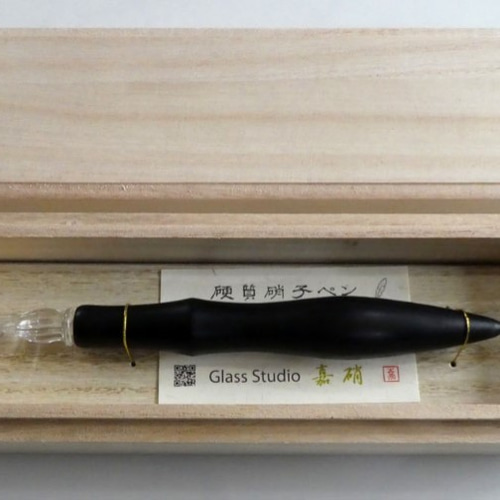 黒檀木軸 硬質ガラスペン ペン・筆記用具 kasho 通販 8351348