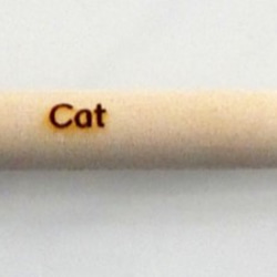 ウッドガラスペン　ネコ A　フルセット 4枚目の画像