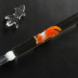 Kingyo-B   硬質ガラスペン 細軸 2枚目の画像