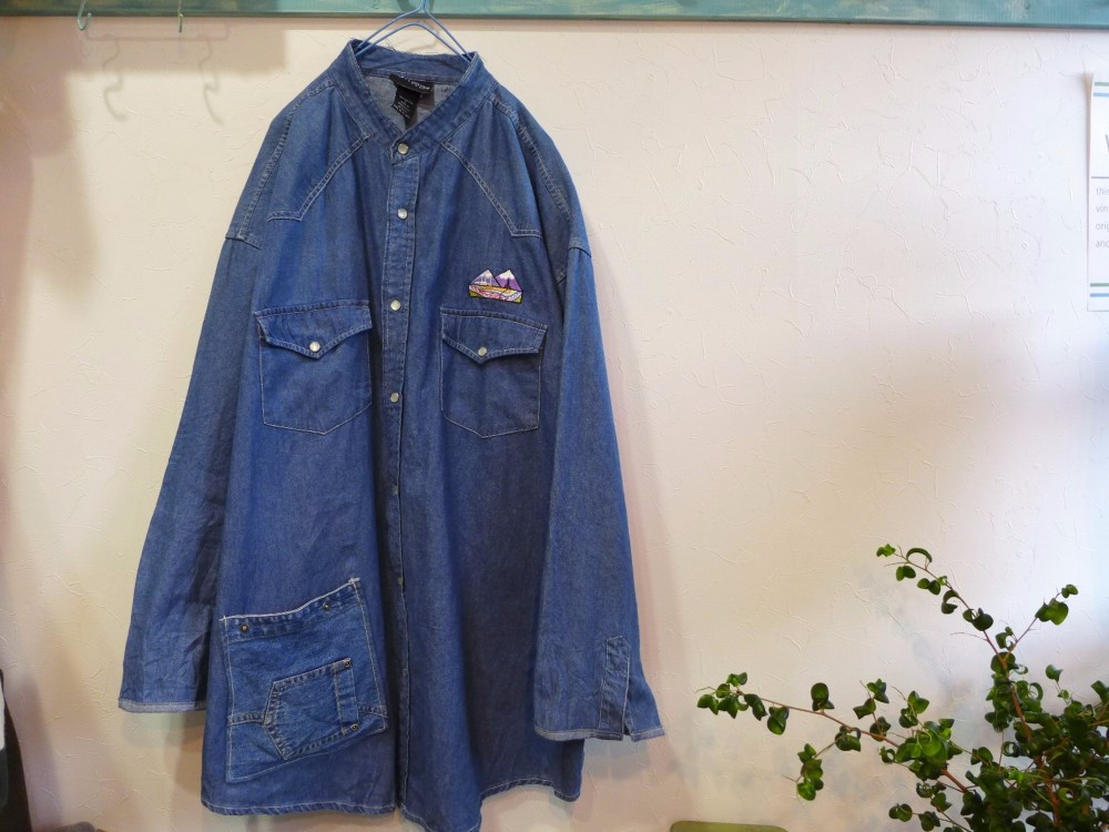 moussy デニムカバーオール ロング丈 AZUL BY MOUSSY | デニムベアワイドオールインワン (その他