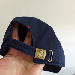 remake ausentic 刺繍cap  <color>　Nvy 3枚目の画像