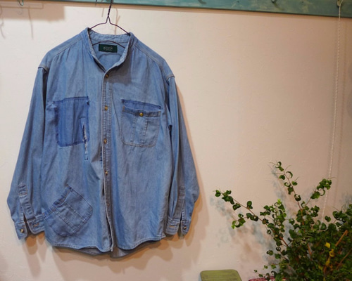 デニムシャツ リメイク リメイクデニム シャツ | LINK/リンク (men's&lady's select