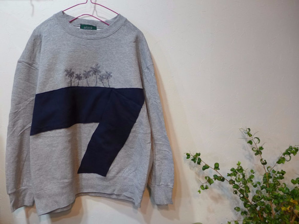 リメイク 刺繍スウェット トレーナー <seyas> スウェット