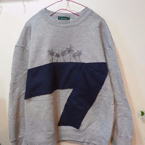 FREAK'S STORE トレーナー スウェット ロゴ ミックス刺繍