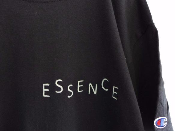 Champion X  a look on books 　Essence　Tee　<Ess>　blk 4枚目の画像