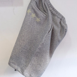 a look on books sweat star shorts　<onver> gry 7枚目の画像