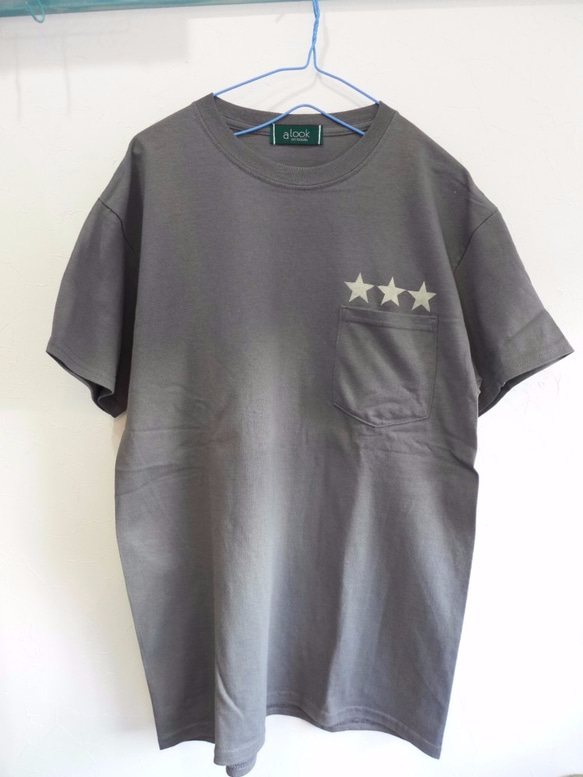 a look on books ３star pocket Tee <3starU> 2枚目の画像