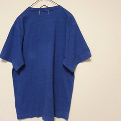 ライトインディゴ　L.indigo  one star stitch pocket Tee　<oscar> 6枚目の画像