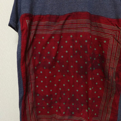 alookonbooks リメイク　over dye old bandana　Tee  <cuvil> M 4枚目の画像