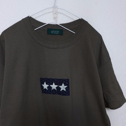 alookonbooks リメイク　kohu＋3star　Tee  <ko3s> L olive 3枚目の画像