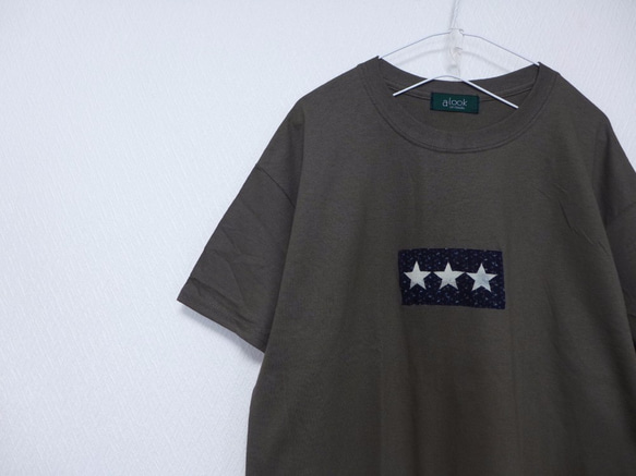 alookonbooks リメイク　kohu＋3star　Tee  <ko3s> L olive 4枚目の画像