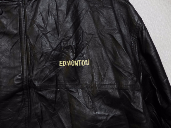 Remake　ノーカラー　レザーブルゾン　　<edmonton>　 4枚目の画像