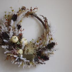 【本日のみ】ハロウィンリース〜Halloween Wreath〜white 3枚目の画像