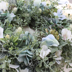 【再販×7】〜Light blue 紫陽花Wreath〜 9枚目の画像
