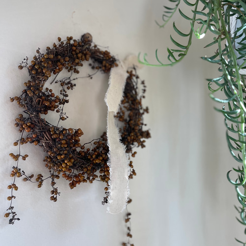 カズラのリース カズラのリース ドライフラワー Karan ka 通販 12827439｜Creema