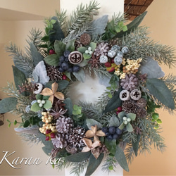 超早割》Freshクリスマスリース orange 〜セレクト3サイズ！ リース