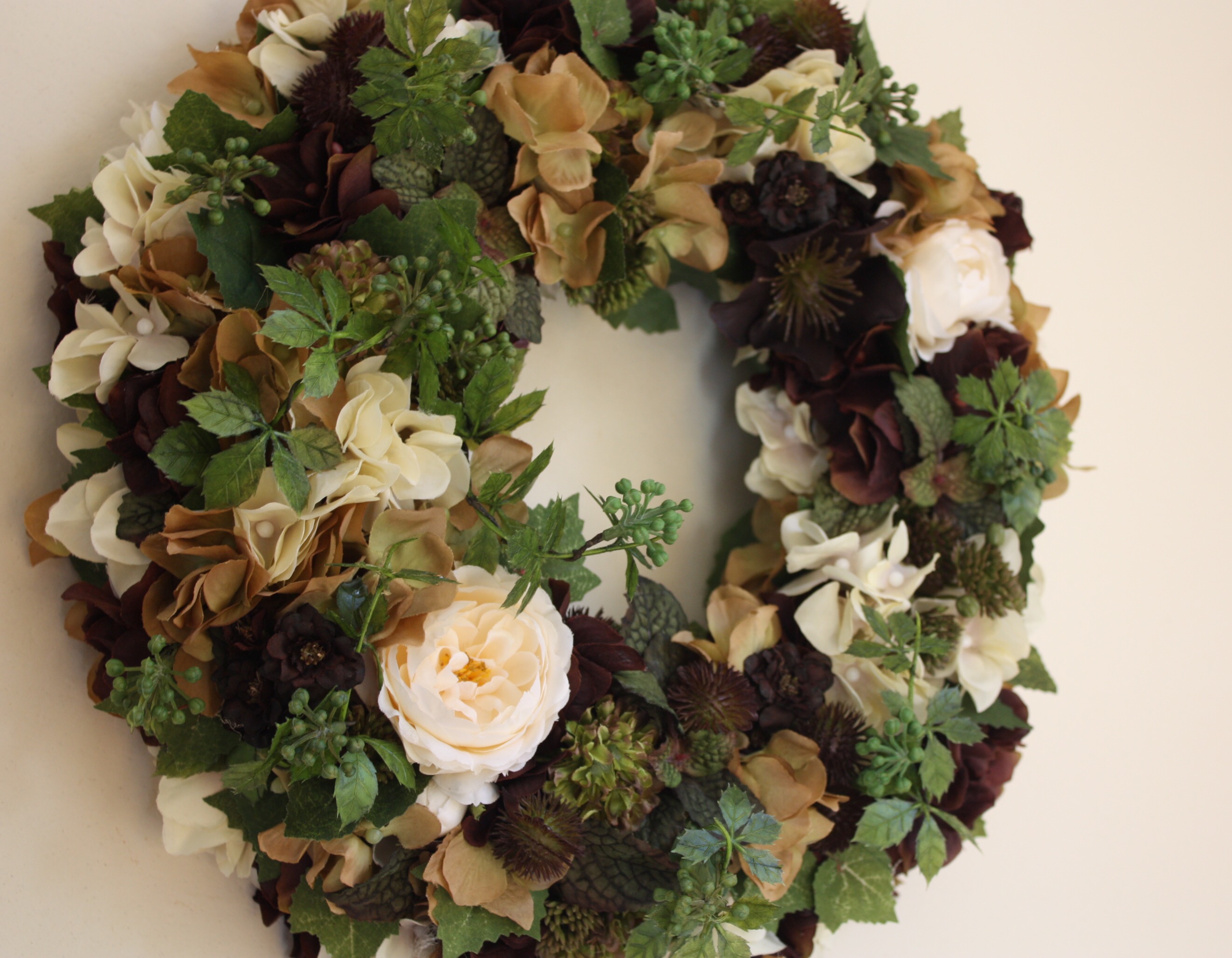 【再販×8】〜Antique brown wreath 〜ブラウンリース