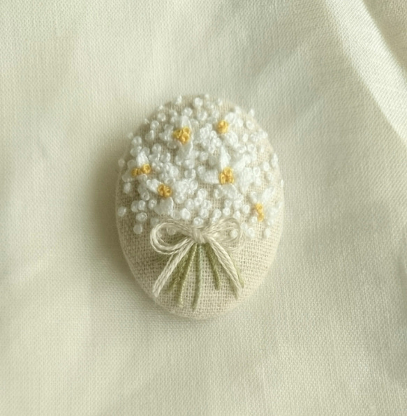 専用】ハンドメイド 刺繍フレーム 刺繍ブローチ