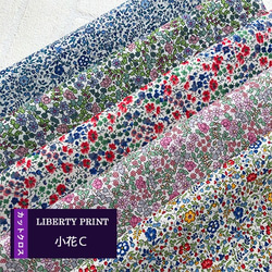 リバティ【カットクロス】生地「小花C」5種セット　はぎれ　布　綿　LIBERTY 1枚目の画像