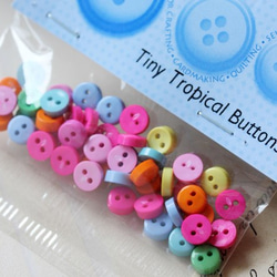 【販売終了】かわいいミニボタンセット『Tiny Tropical Buttons』 jj-b6 3枚目の画像