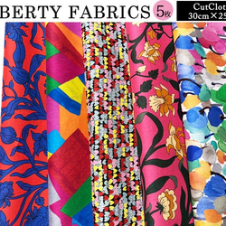 リバティカットクロス　2020年春夏 ビビッド５種セット　（LIBERTY FABRICS/５枚セット） 6枚目の画像