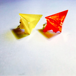 【期間限定.送料無料】Pop Pyramid”Melt”earring&pierce 4枚目の画像
